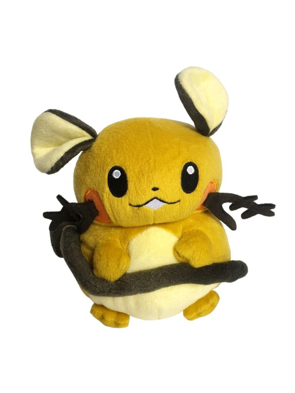 Tomy Pokémon Dedenne Plush Toy XY Yellow Brown Soft Collectible Gamer Merch